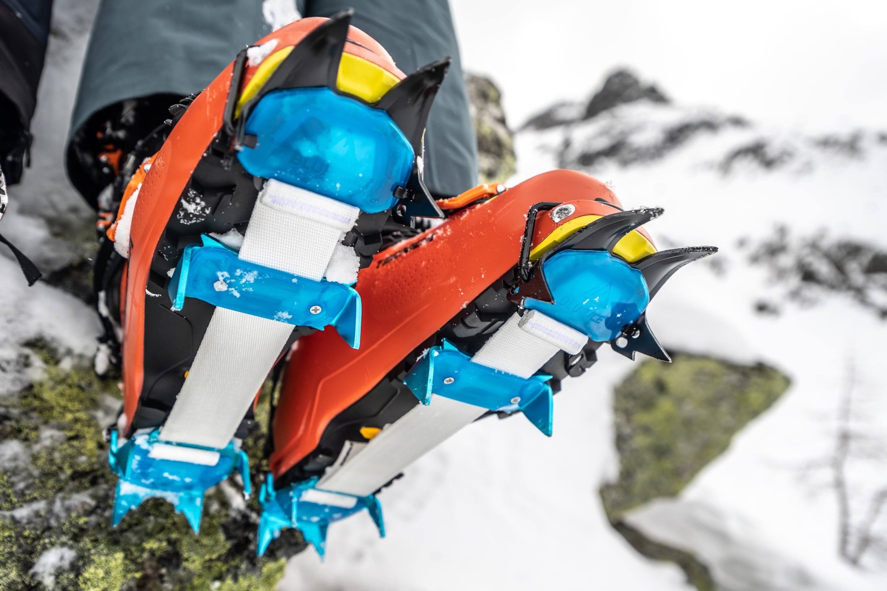 Crampons Antidérapants 24 Dents – Pour Chaussures, Randonnée Hiver, Neige Et Glace – Taille L, Réglables