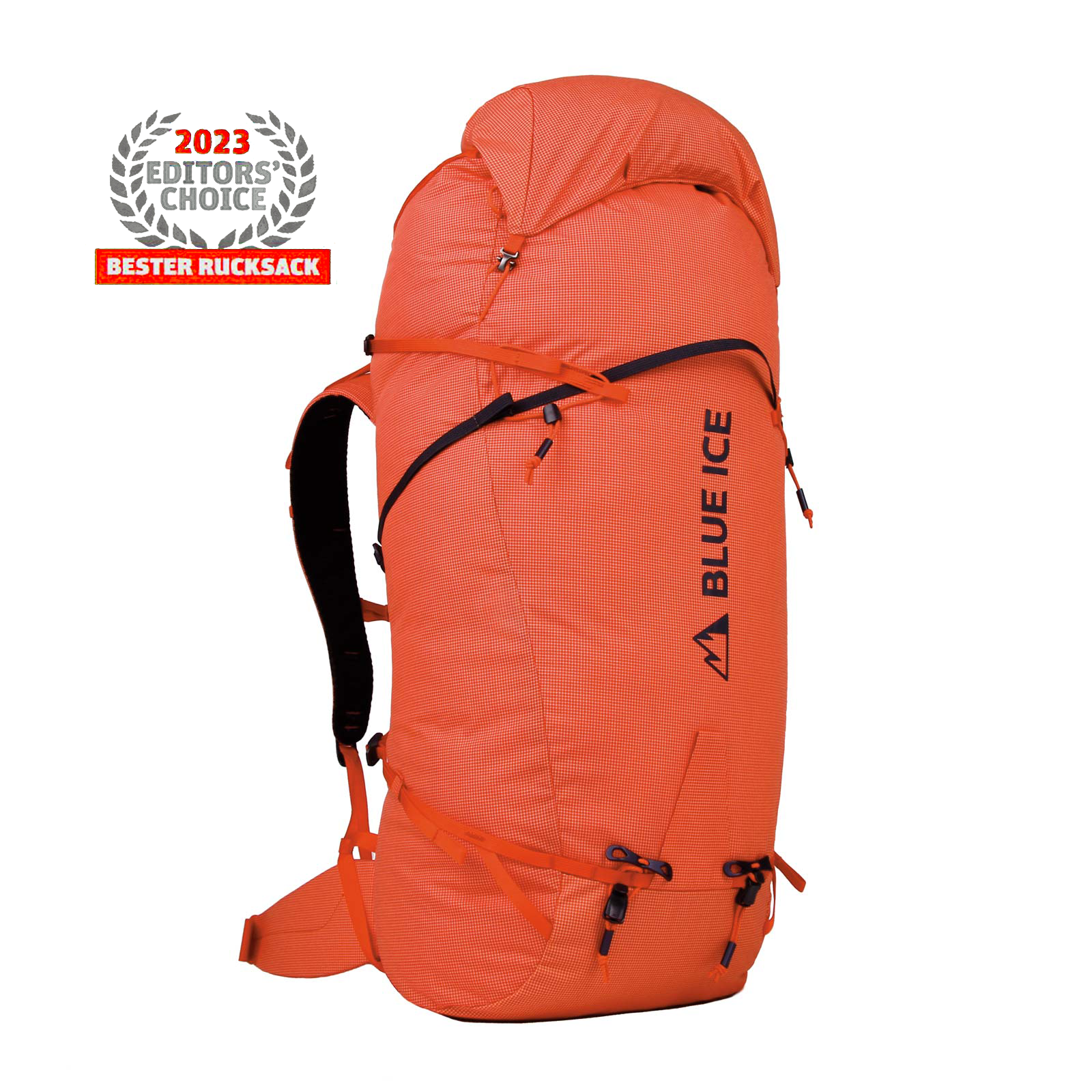 Stache 60L mountaineering backpack – Blue Ice