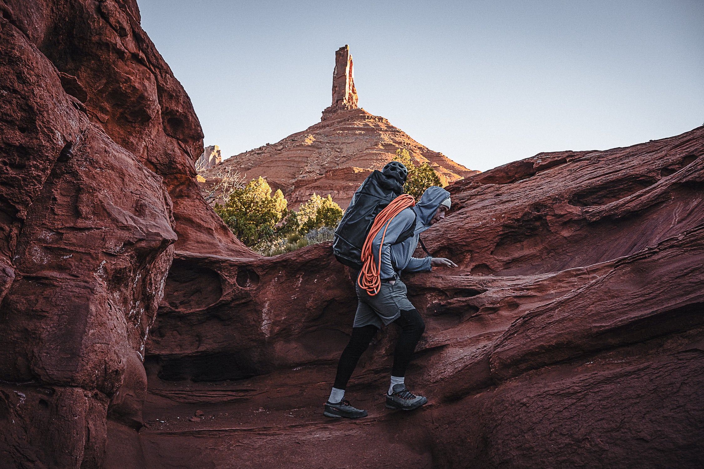 Moonlight 35L climbing backpack – Blue Ice