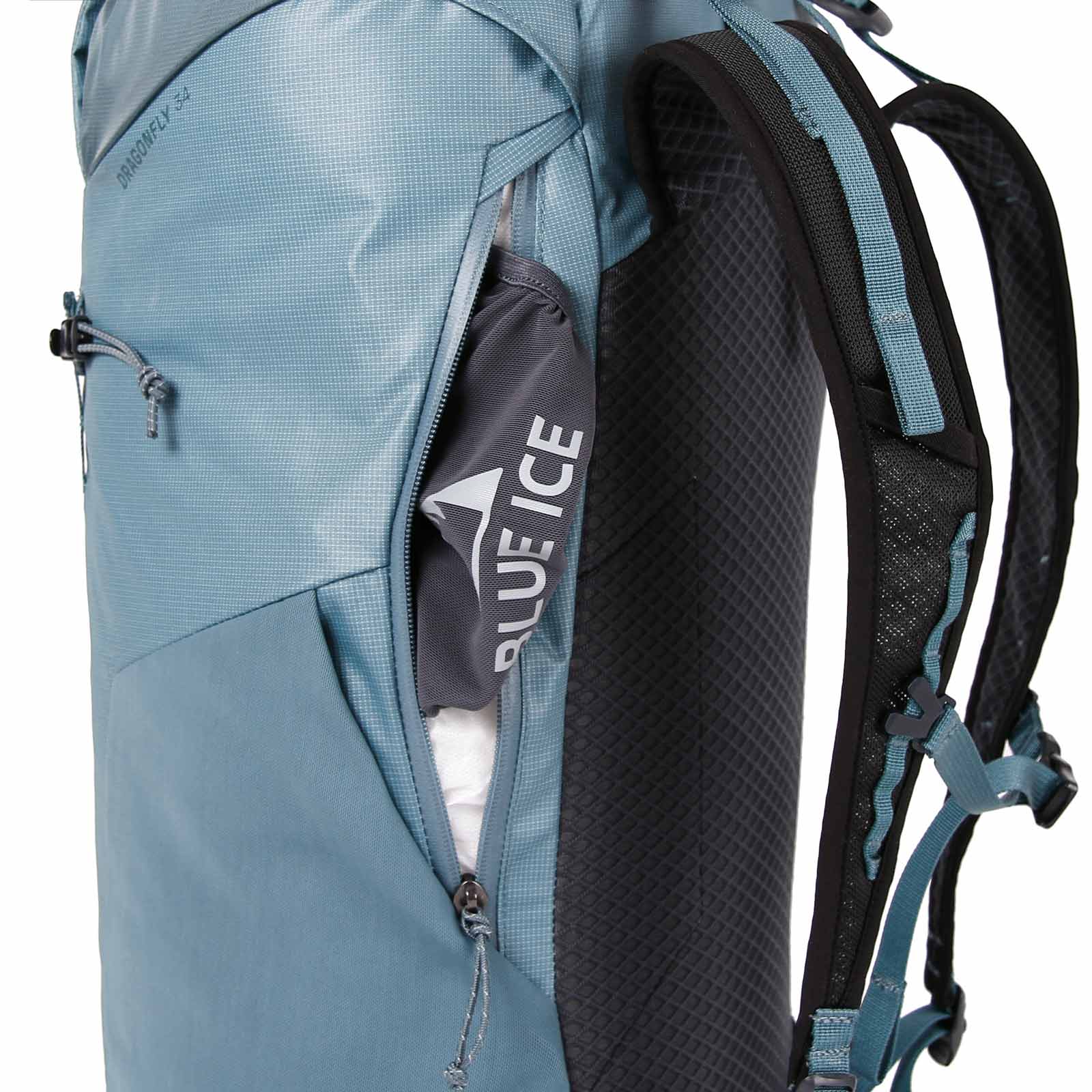 Dragonfly 34L mountaineering backpack – Blue Ice