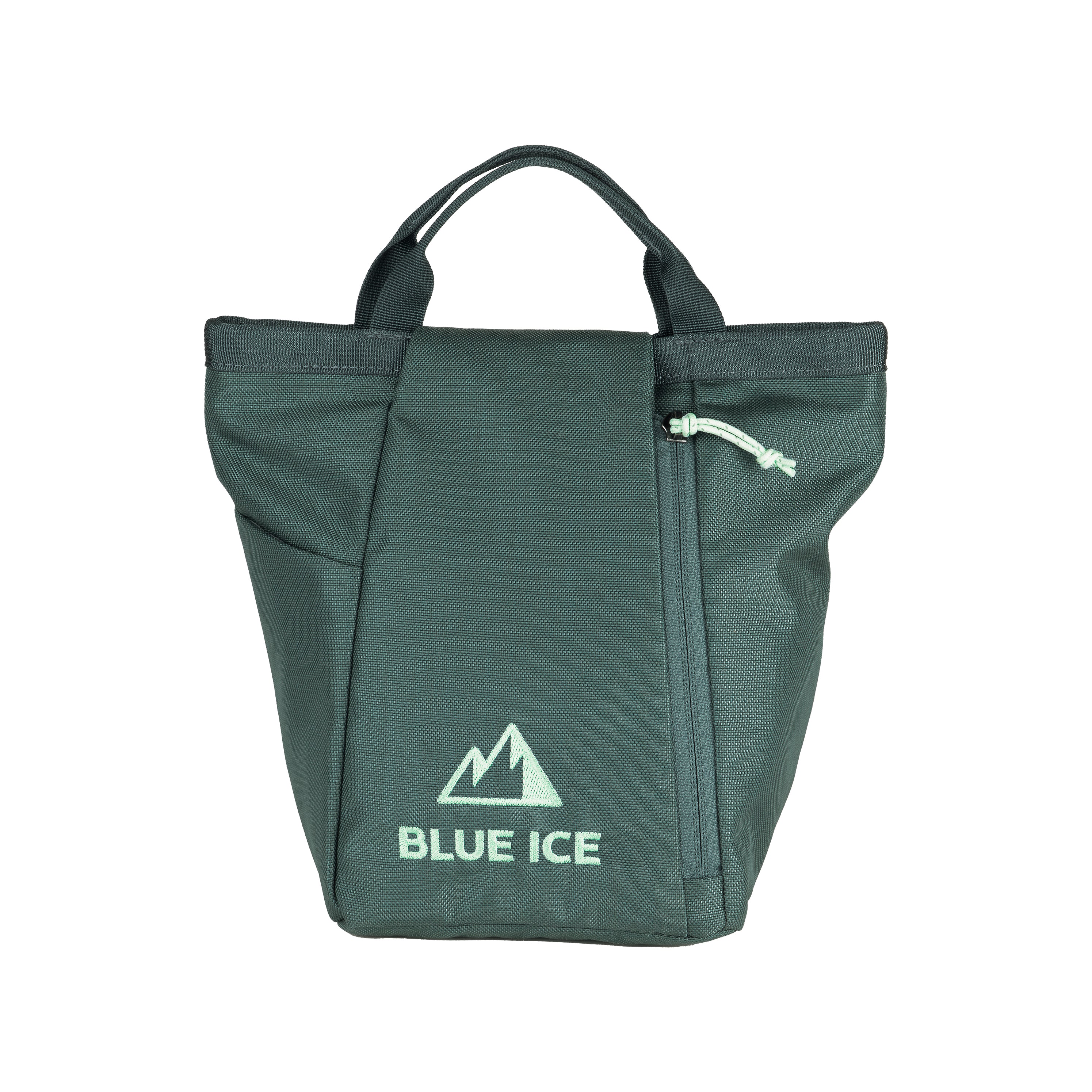SITTER Chalk Bucket – Compact and Stable Boulder Chalk Bag – Blue Ice