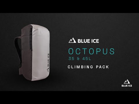 Octopus 45L climbing backpack – Blue Ice